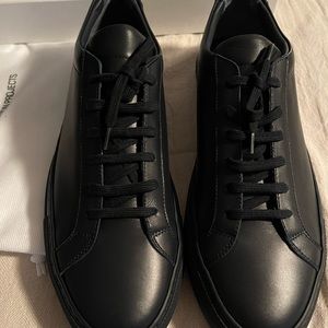 Common Projects Original Achilles Low Sneaker Navy Sz 43 (New in Box with Laces)